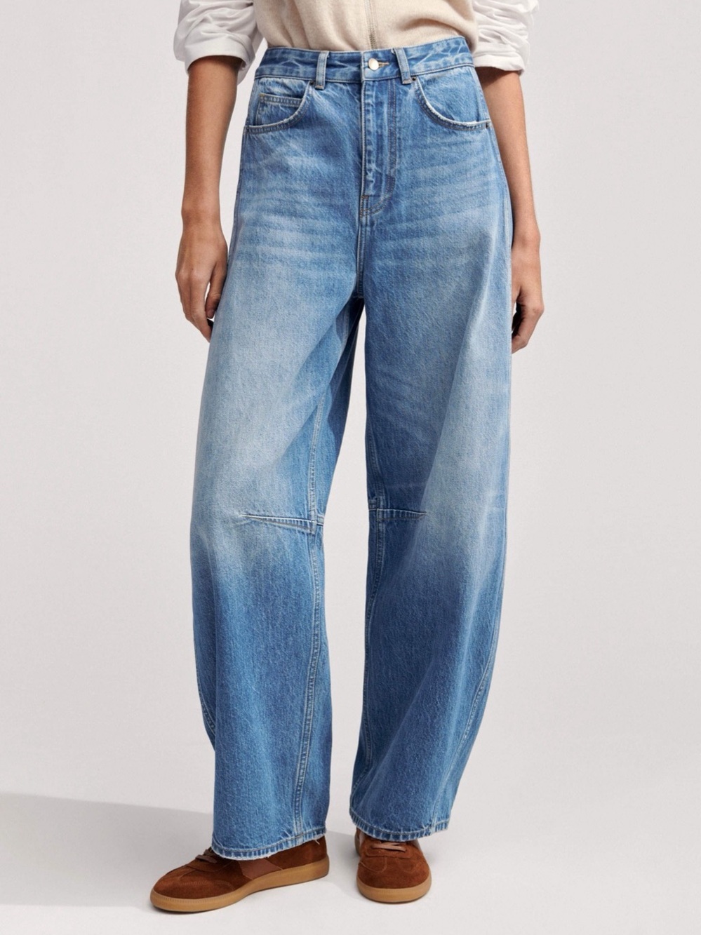 ME + EM • Authentic Denim Extreme Tapered jeans barrel size 30 high rise